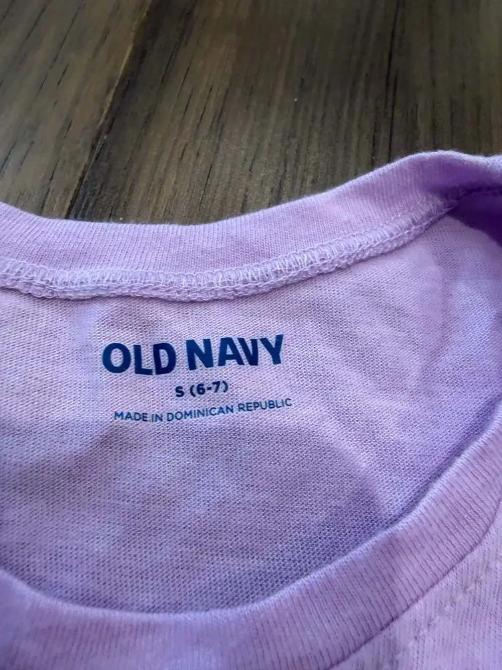 Old Navy Girls Purple Graphic Tank Top Size S 6-7 Burger Surfboard